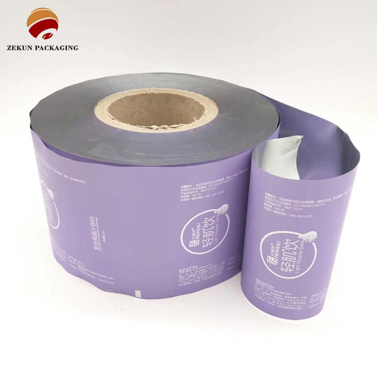 ฟิล์มม้วนบรรจุแบบยืดหยุ่น CMYK / PANTON ที่กําหนดเอง ด้วยการออกแบบ Zip Lock สําหรับความจุ 250g ให้ความชื้น