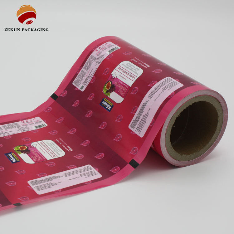 กราฟทับ PET / Al / Pe ผนังบรรจุอาหารม้วน สีสัน หลากหลายความจุ