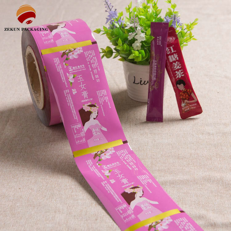 การพิมพ์เครื่องฉีดอาหาร / เครื่องซักฟอก ผนังบรรจุม้วน 12 สี BOPP/PET/PA