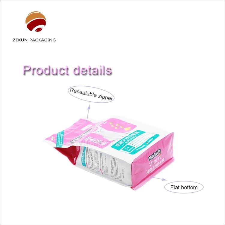 กระเป๋าอาหารสัตว์เลี้ยง CMYK/PANTON สีสันดี