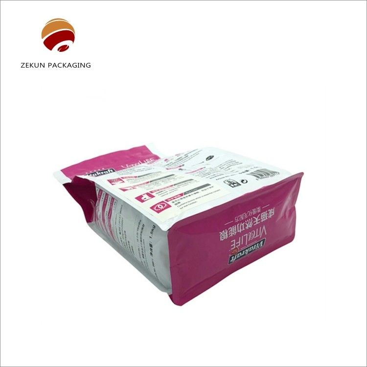 กระเป๋าบรรจุอาหารสัตว์แบบคอนดิตมาทหรือสว่าง กระเป๋าบรรจุซิปเปอร์กันความชื้น
