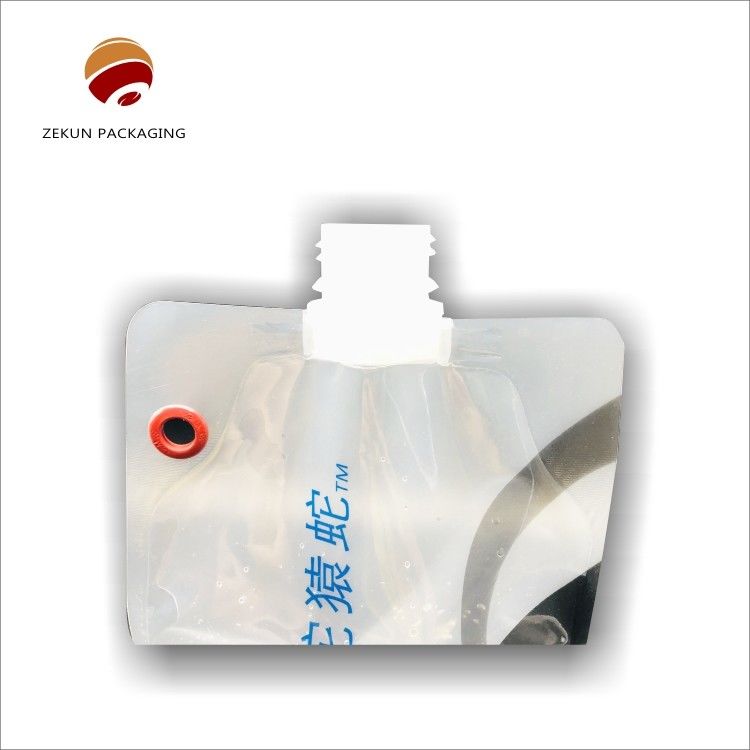 ปรับแต่งหลายสีตั้งกระเป๋า Laminated กระเป๋า spout กับยืนขึ้น Zip Lock