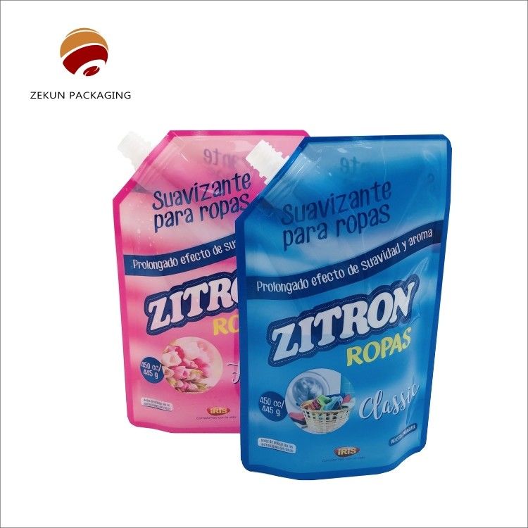 PET/OPP/AL กระเป๋าสะพายของเหลว กระเป๋ายาซักฟอกของเหลว สี CMYK