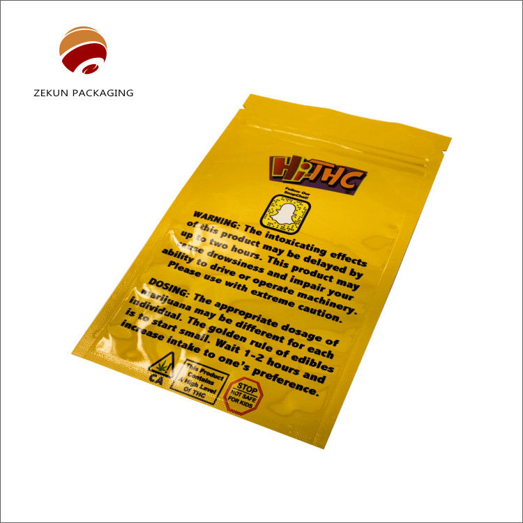 PET/VMPET/PE Side Gusset Bag Packaging กันความชื้นหลายสี
