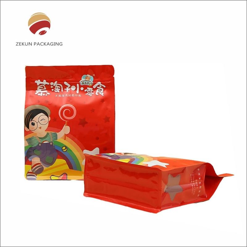 กระเป๋าบรรจุอาหารว่างสีสันดี ออกแบบตามสั่งถึง 10 สี