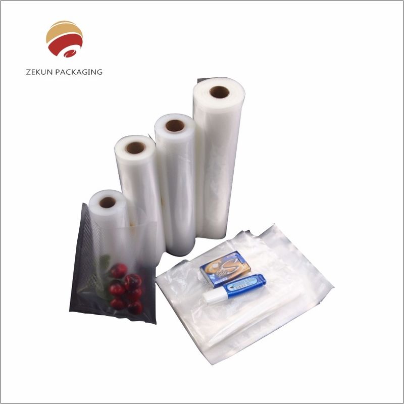 7 ชั้น Co-extrusion เครื่องเป่าอากาศ ถุงสูบอาหารสําหรับการแปรรูปปลาซอลมอนในขนาดต่าง ๆ และวัสดุโปร่งใส