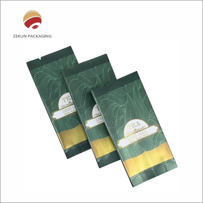 OEM ODM กระเป๋าบรรจุผงชา กระเป๋าบรรจุชาตามสั่ง สีเขียว