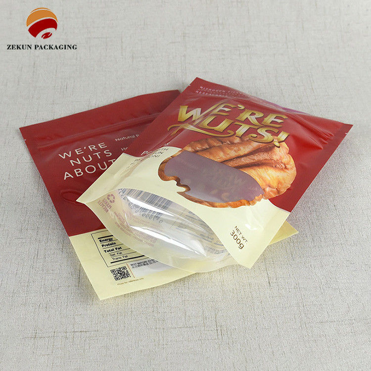 สี Panton อาหาร Ziplock กระเป๋า Gravure การพิมพ์ Matt หรือปลายกระจ่าง